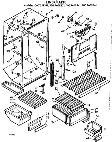 Liner parts
