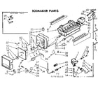 Kenmore 1067659343 icemaker parts diagram