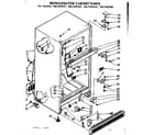 Kenmore 1067659441 cabinet parts diagram