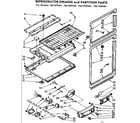 Kenmore 1067659461 breaker and partition parts diagram