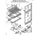 Kenmore 1067659520 breaker and partition parts diagram
