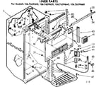 Kenmore 1067659640 liner parts diagram