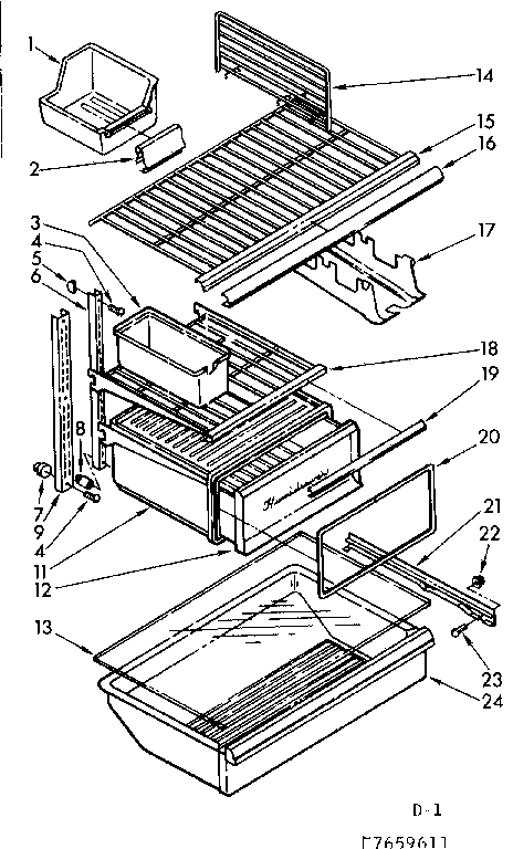 Shelf parts