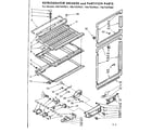 Kenmore 1067659661 breaker and partition parts diagram