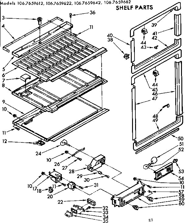Breaker and partition parts