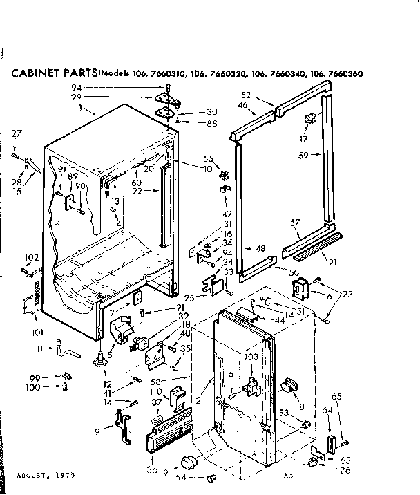 CABINET PARTS