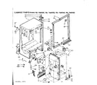 Kenmore 1067660360 cabinet parts diagram