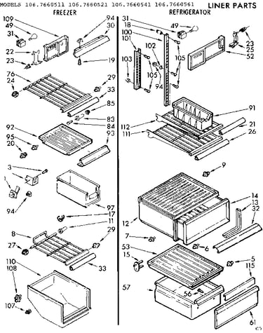Liner parts