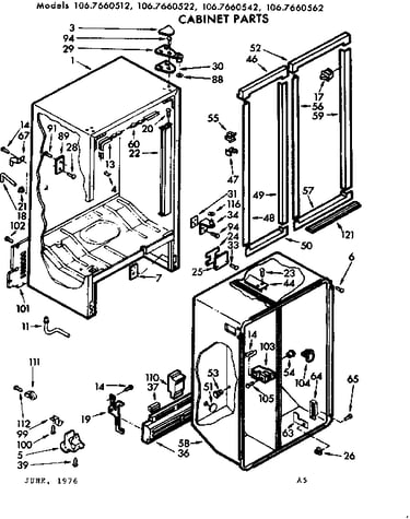Cabinet parts