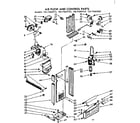 Kenmore 1067660512 air flow and control parts diagram