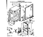 Kenmore 1067660620 cabinet parts diagram