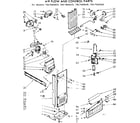Kenmore 1067660640 air flow and control parts diagram
