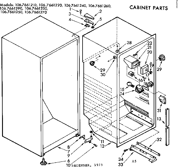CABINET PARTS