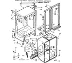 Kenmore 1067661441 cabinet parts diagram
