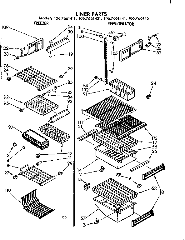 Liner parts