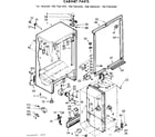 Kenmore 1067661660 cabinet parts diagram