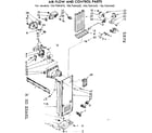 Kenmore 1067661610 air flow and control parts diagram
