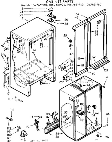 Cabinet parts
