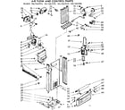 Kenmore 1067661910 air flow and control parts diagram