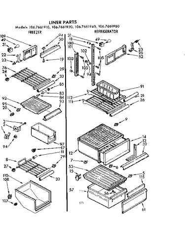 Liner parts