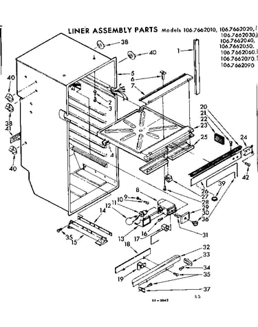 Liner assembly parts