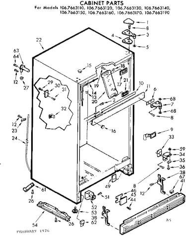 Cabinet parts