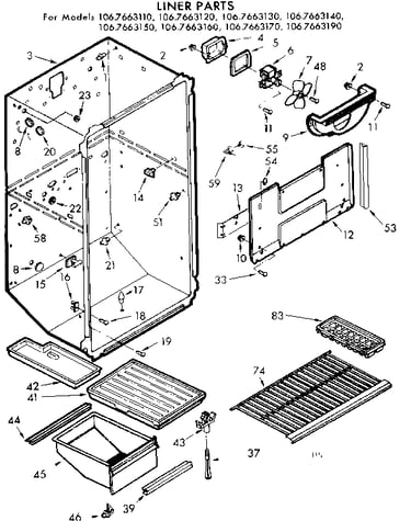 Liner parts