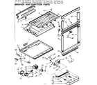 Kenmore 1067665110 breaker and partition parts diagram