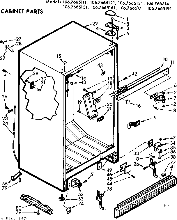 CABINET PARTS