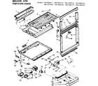 Kenmore 1067665111 breaker and partition parts diagram
