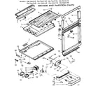 Kenmore 1067665152 breaker and partition parts diagram