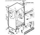 Kenmore 1067665220 cabinet parts diagram
