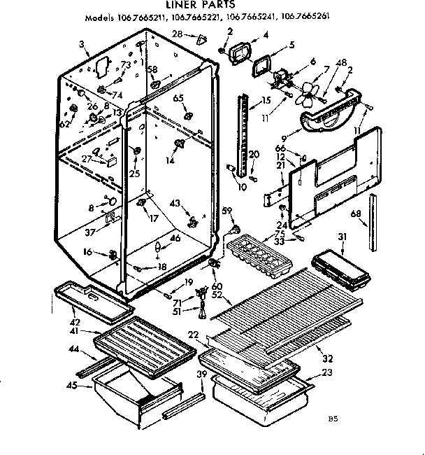 Liner parts