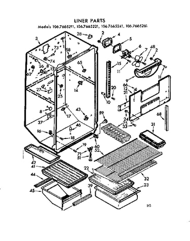 Liner parts