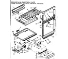 Kenmore 1067665241 breaker and partition parts diagram