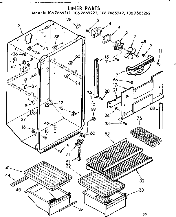 Liner parts