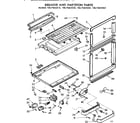 Kenmore 1067665242 breaker and partition parts diagram