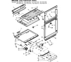 Kenmore 1067665750 breaker and partition parts diagram