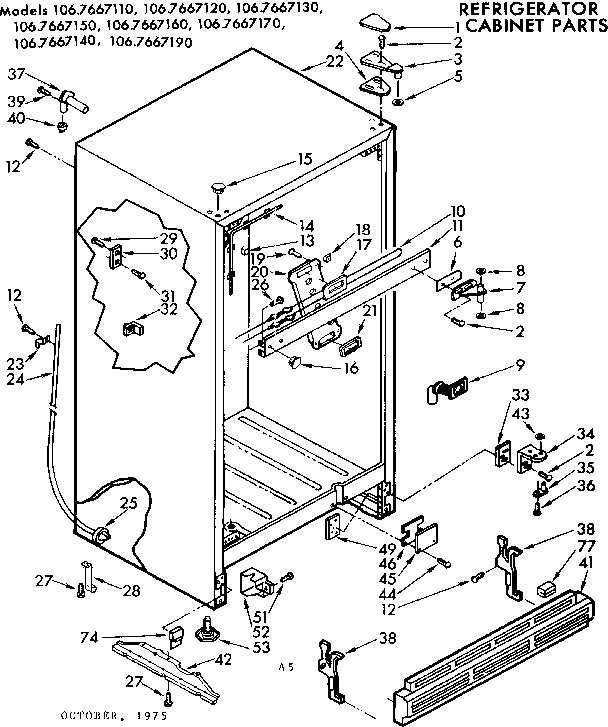 CABINET PARTS