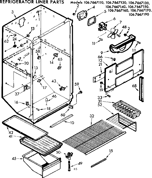 Liner parts