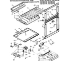 Kenmore 1067667110 breaker and partition parts diagram