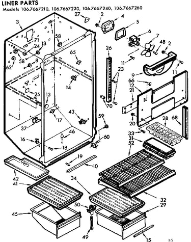 Liner parts