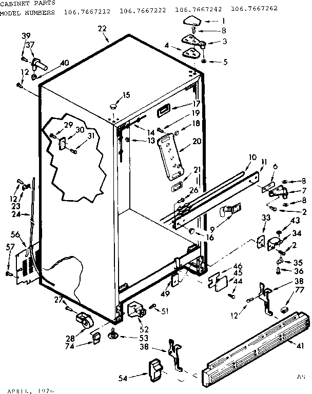 CABINET PARTS