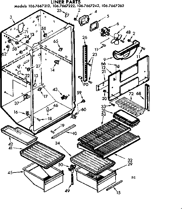 Liner parts