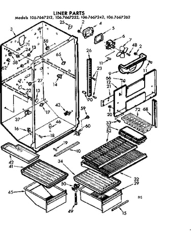Liner parts