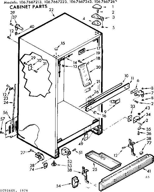 Cabinet parts
