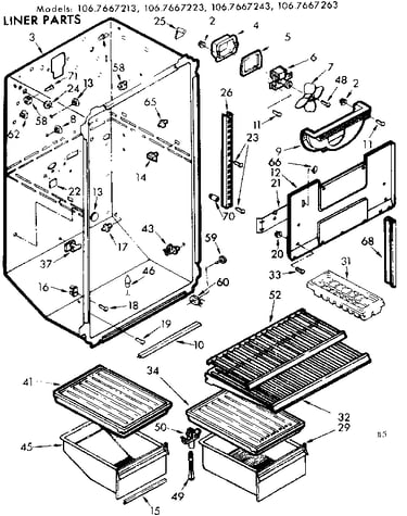 Liner parts