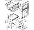 Kenmore 1067667243 breaker and partition parts diagram