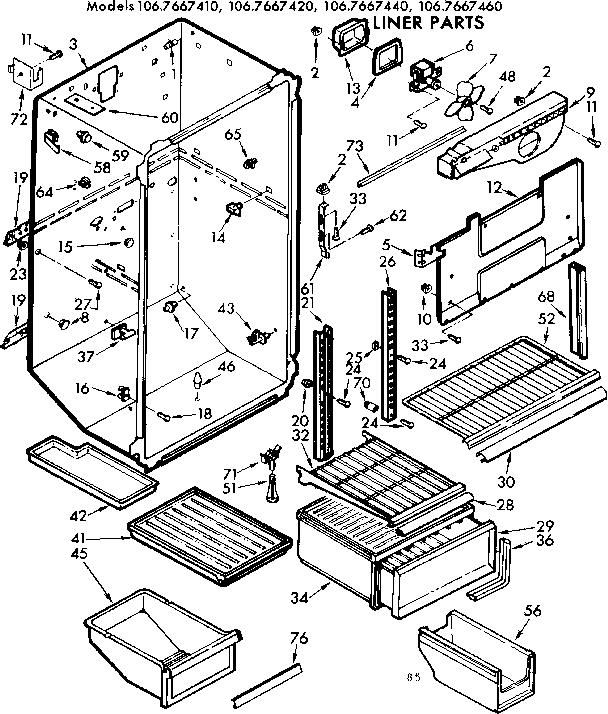 Liner parts