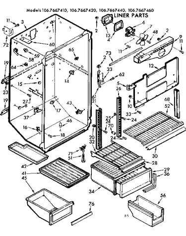 Liner parts